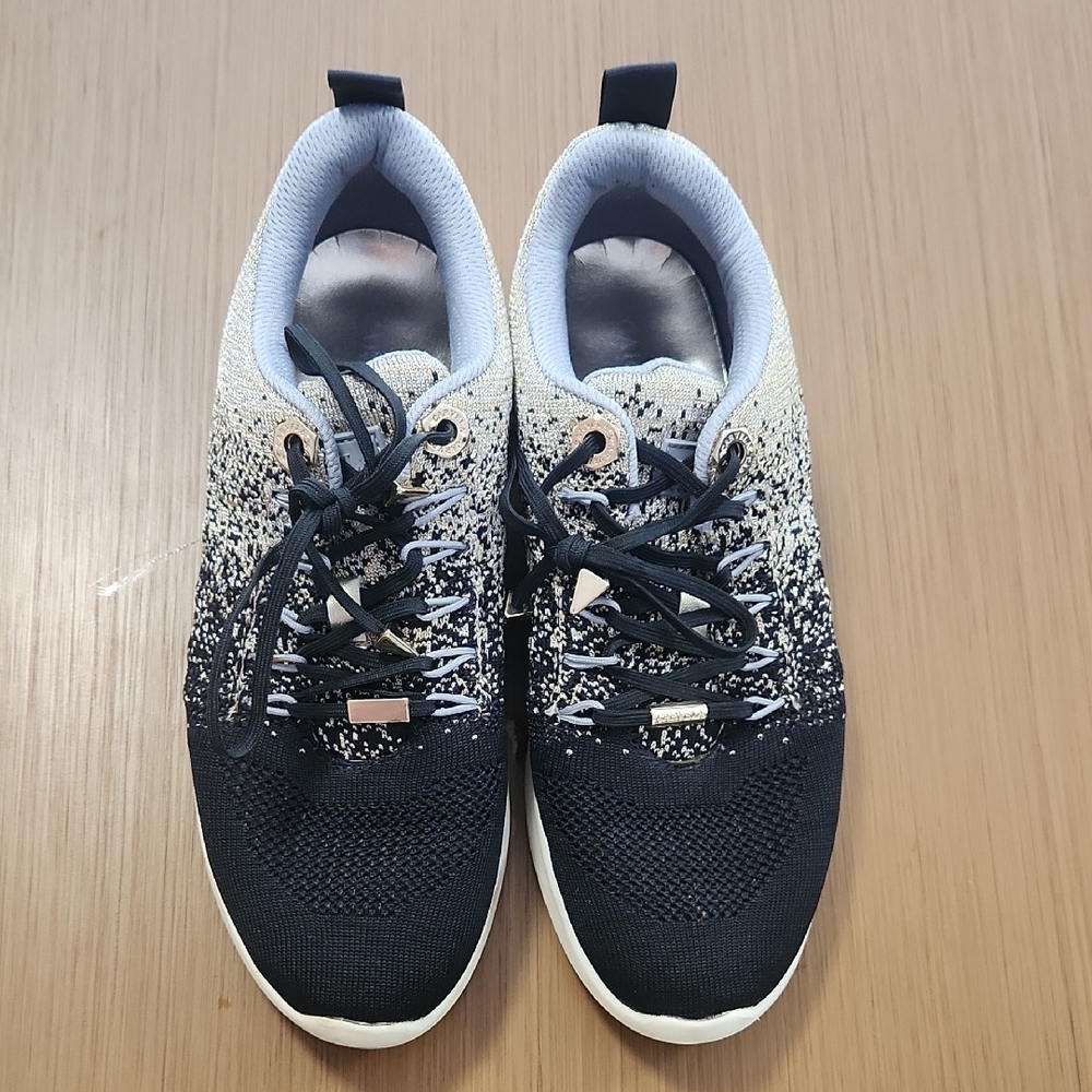 Kids Black and White Sneakers